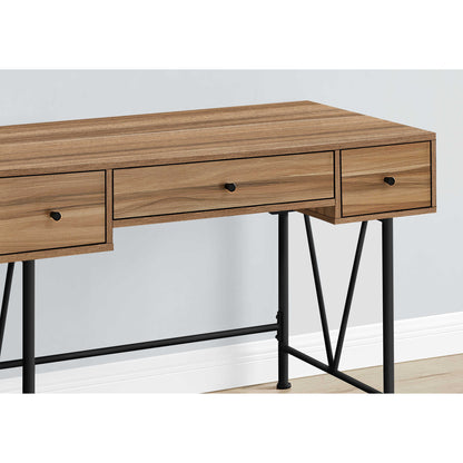 OFFICE DESK M7672 - Light Reclaimed Wood / Walnut / Cherry