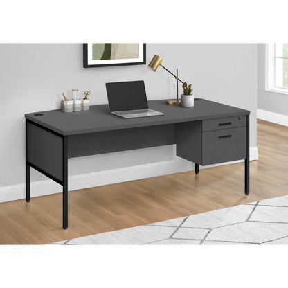 OFFICE DESK M7730 - Grey / White