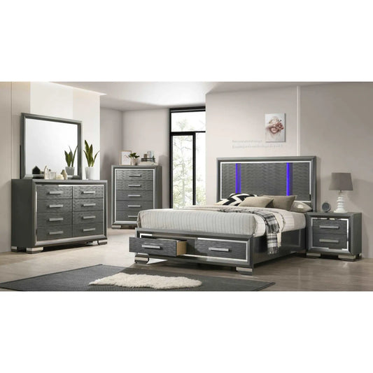 Juliette Bedroom Set B1461 (Grey)