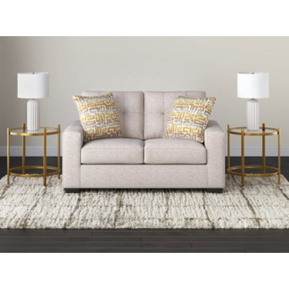Larimer Loveseat - Stone / Iron