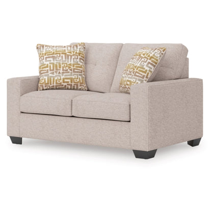 Larimer Loveseat - Stone / Iron