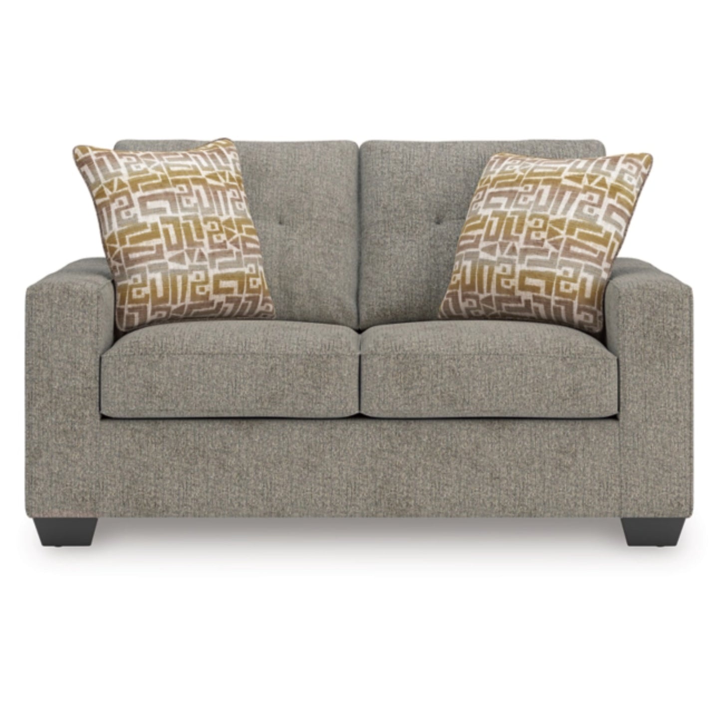 Larimer Loveseat - Stone / Iron