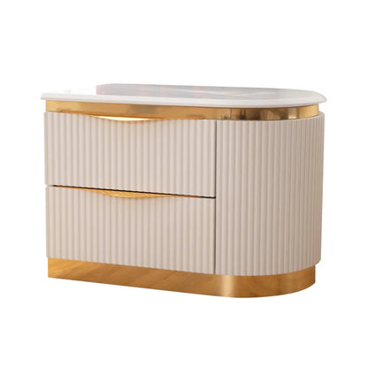 Laura Bedroom Set B1401 (White & Gold)