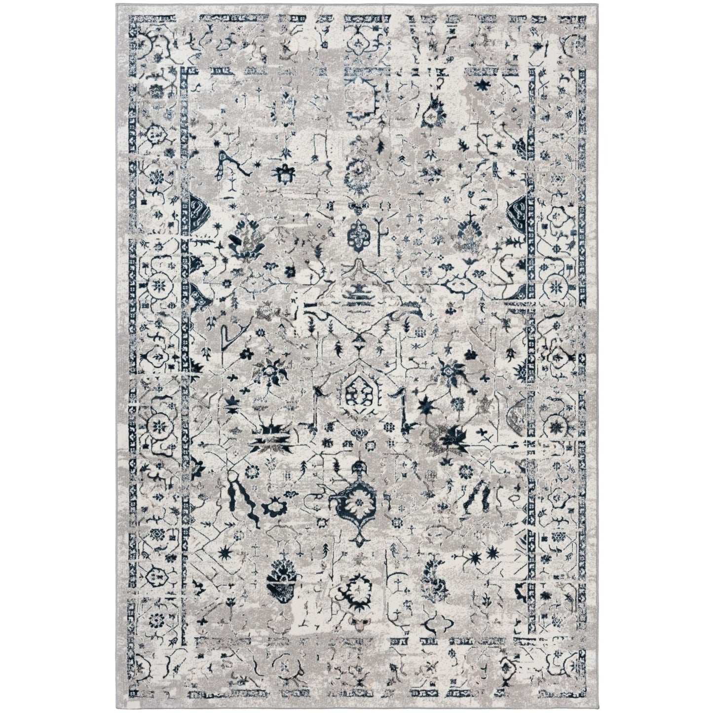 AREA RUG M- 36001 - Grey - Grey / Mavi - Grey