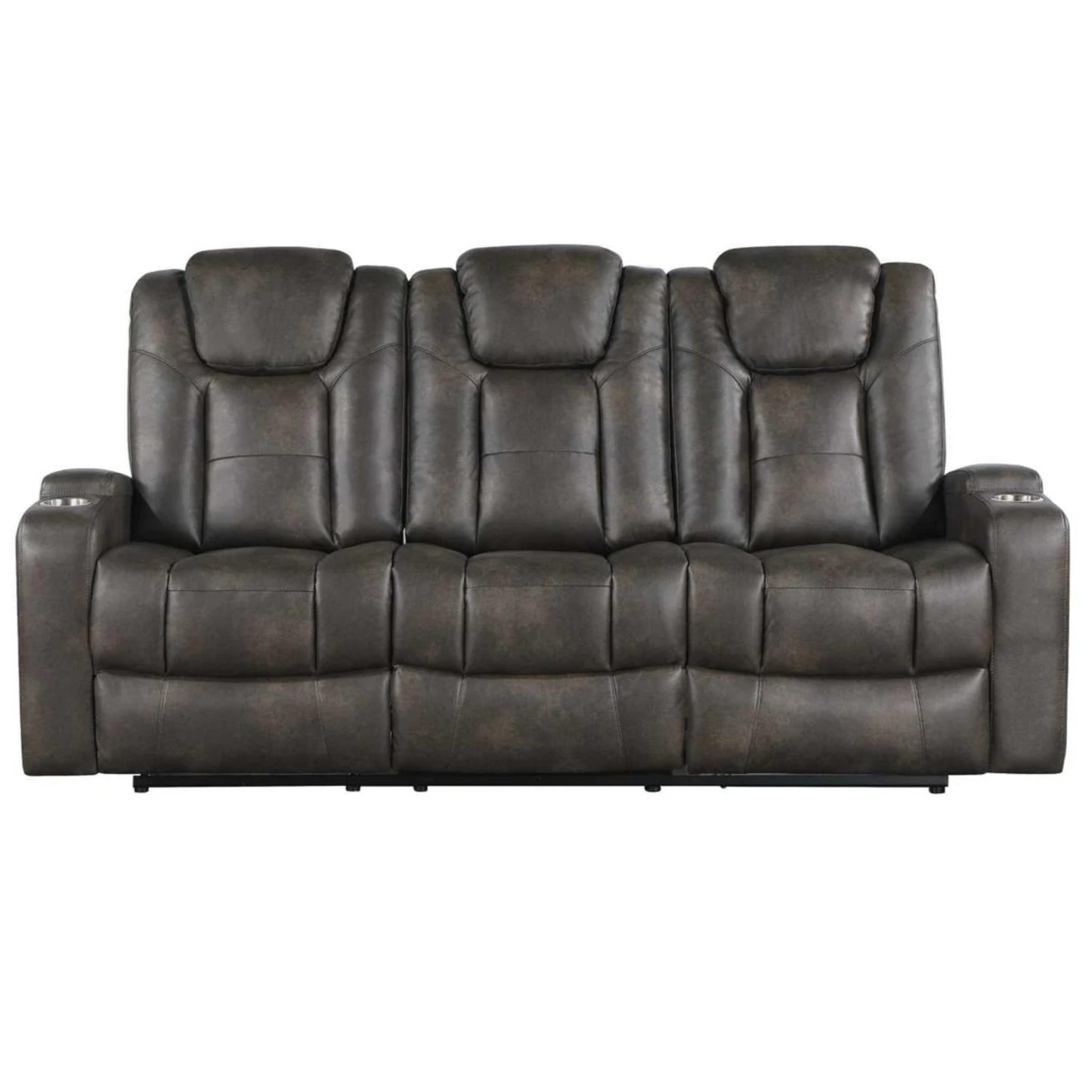 McBride Power Reclining Sofa M9213 - Brown - Grey