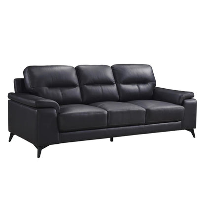Mischa Sofa - Black / Dark Grey / Silver