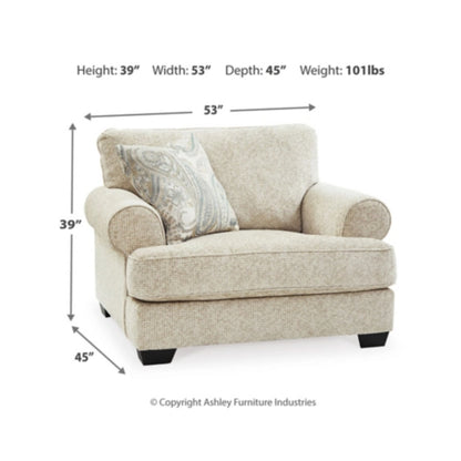 Monaghan Chair and a Half - Sandstone