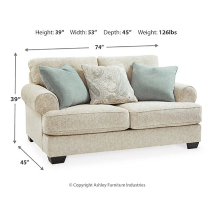Monaghan Loveseat - Sandstone