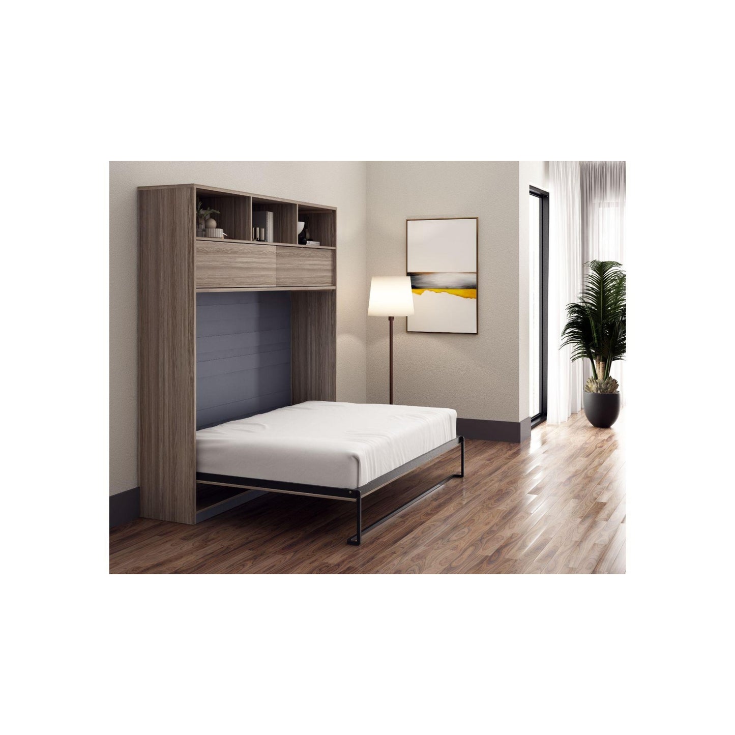 Horizontal Murphy Wall Pull Down Bed M-623