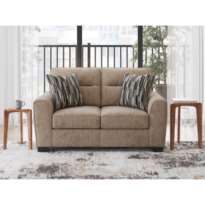 Olten Loveseat - Mocha / Graphite