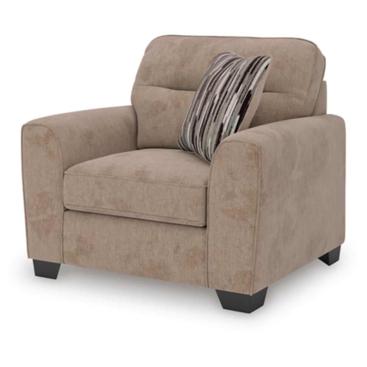 Olten Chair and a Half - Mocha / Graphite