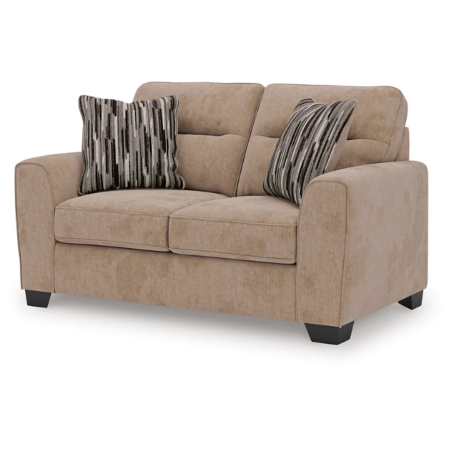 Olten Loveseat - Mocha / Graphite