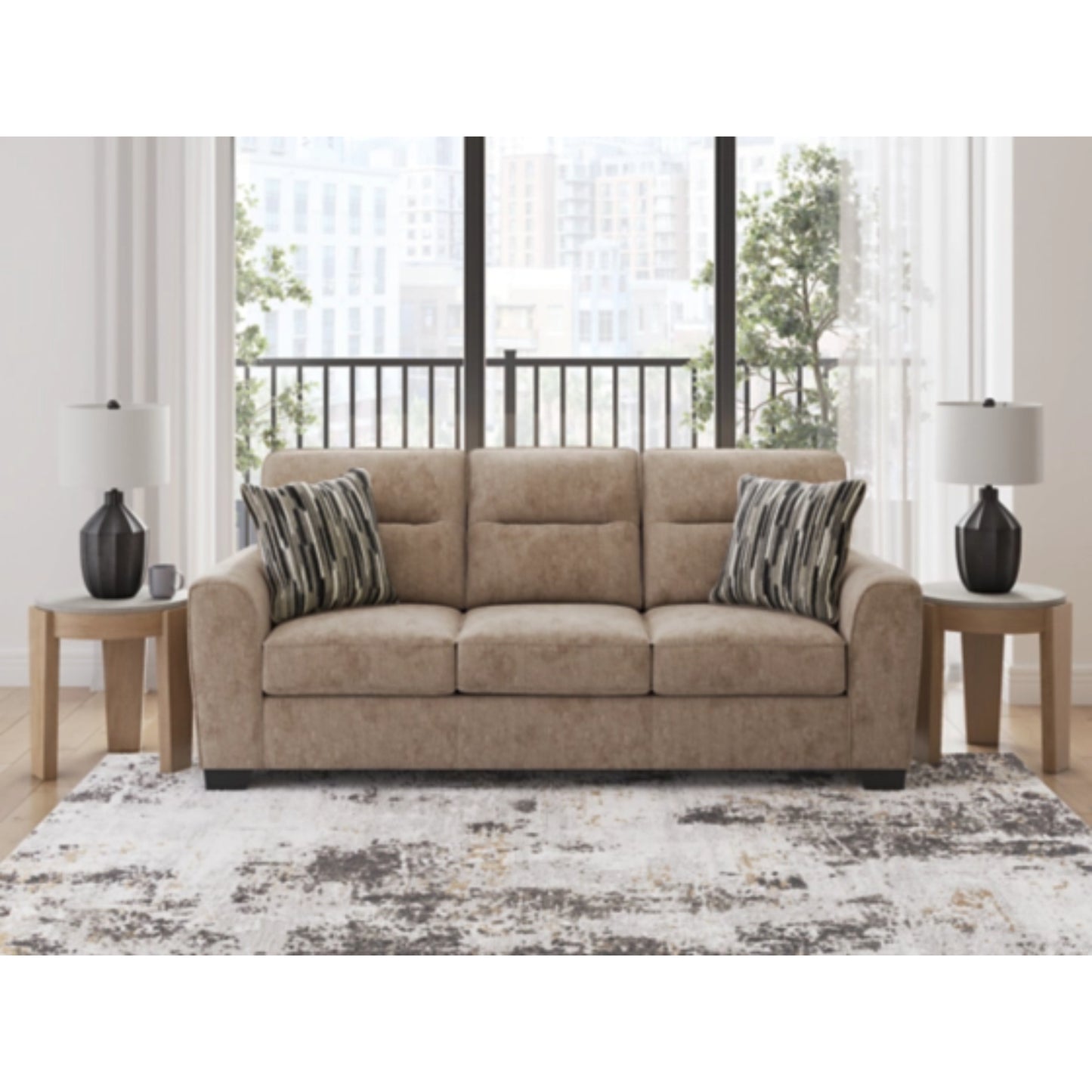 Olten Sofa - Mocha / Graphite