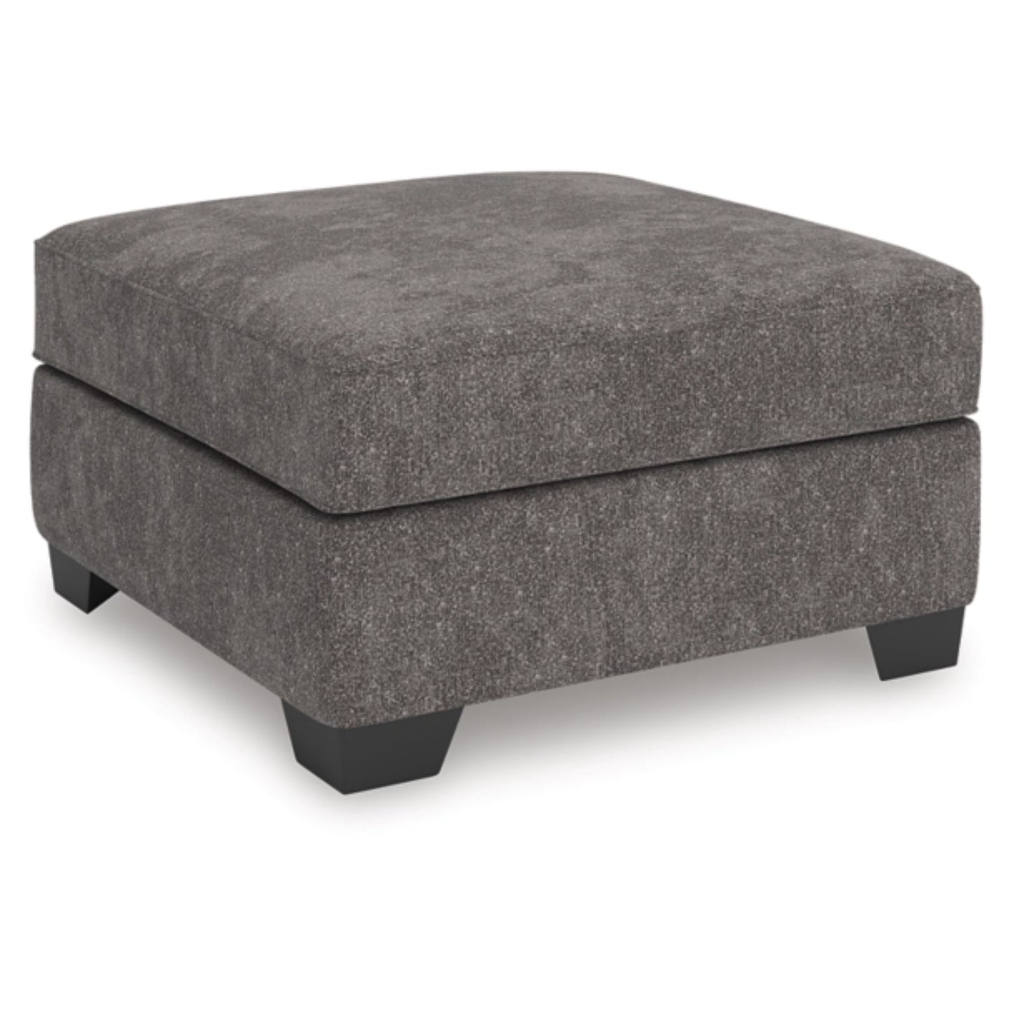Olten Oversized Accent Ottoman - Mocha / Graphite