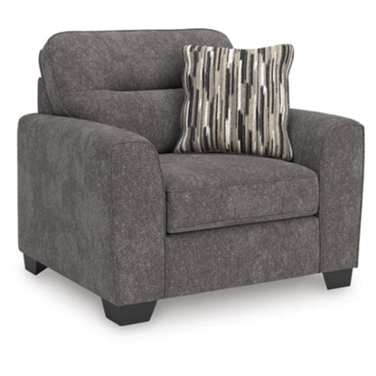 Olten Chair and a Half - Mocha / Graphite