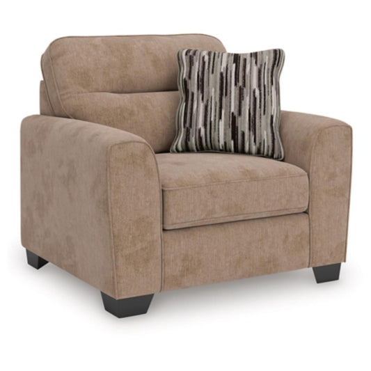 Olten Chair and a Half - Mocha / Graphite