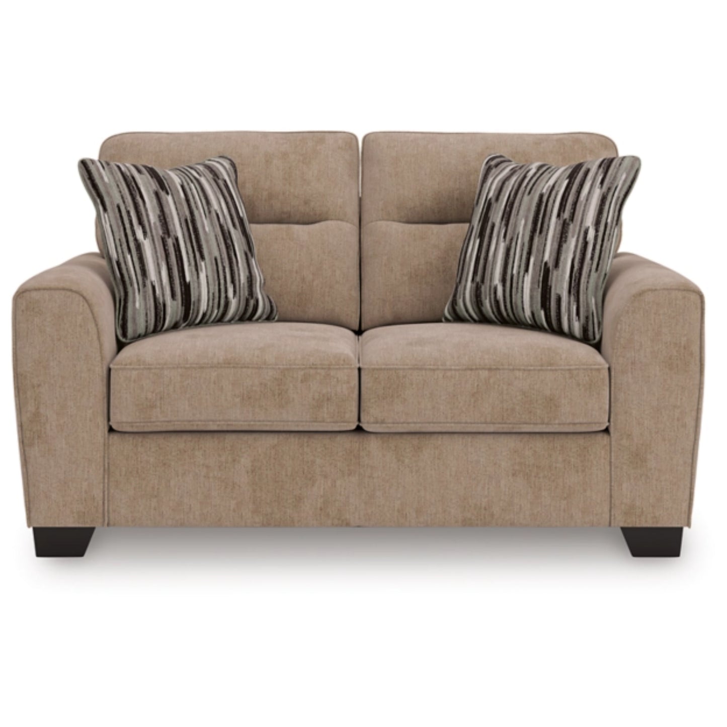 Olten Loveseat - Mocha / Graphite