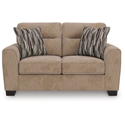 Olten Loveseat - Mocha / Graphite