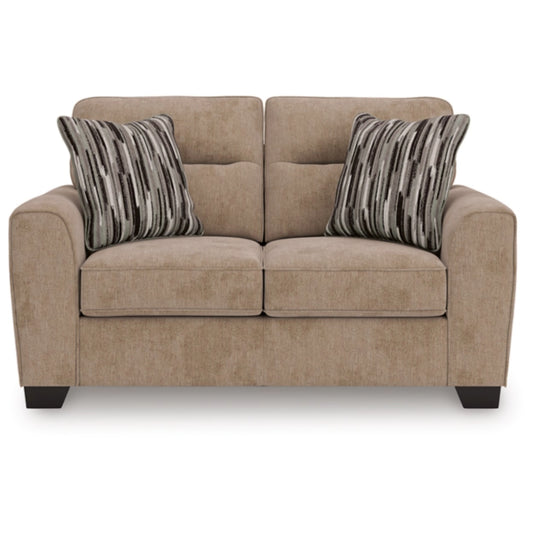 Olten Loveseat - Mocha / Graphite