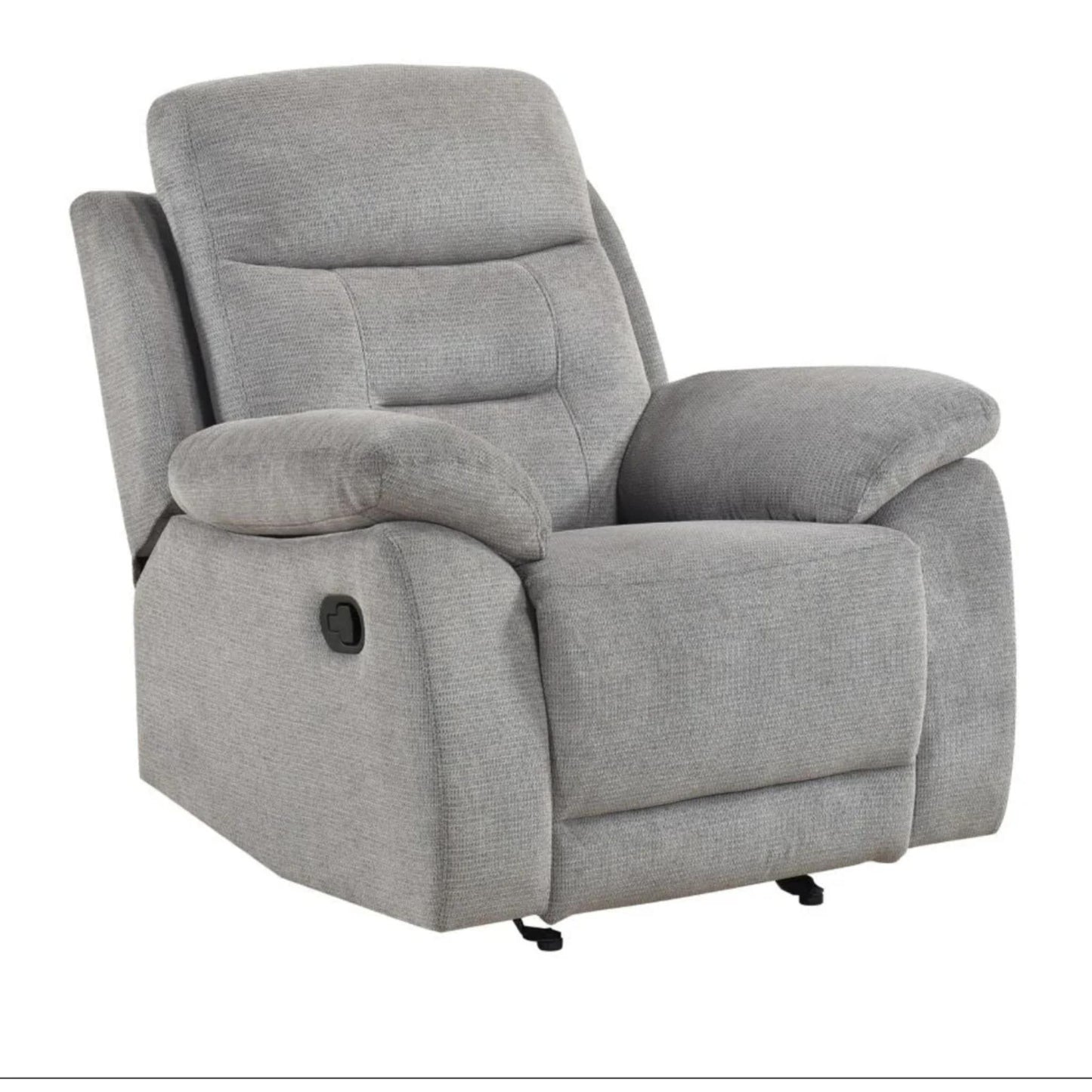 Perris Manual Recliner M9146 - Beige / Pewter
