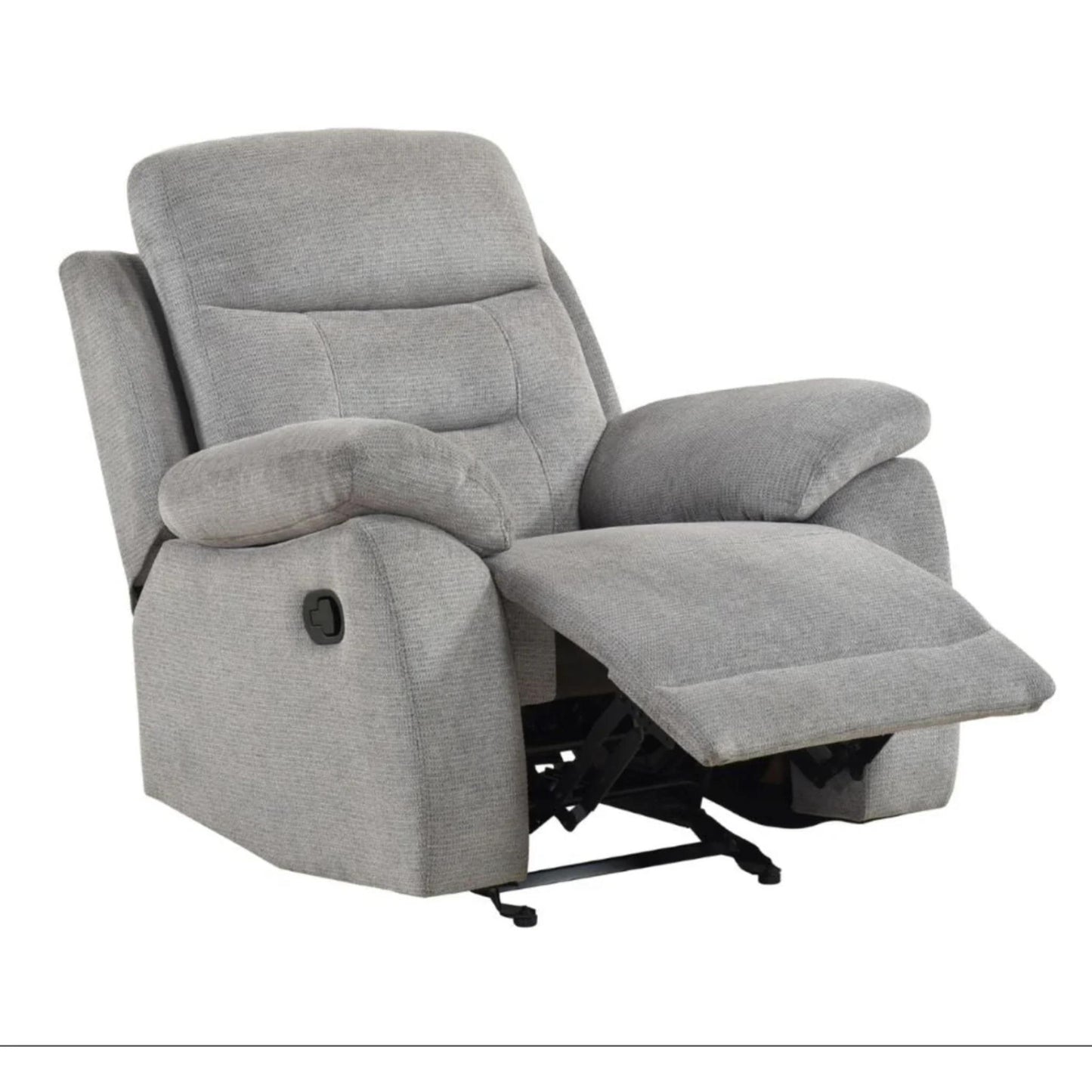 Perris Manual Recliner M9146 - Beige / Pewter