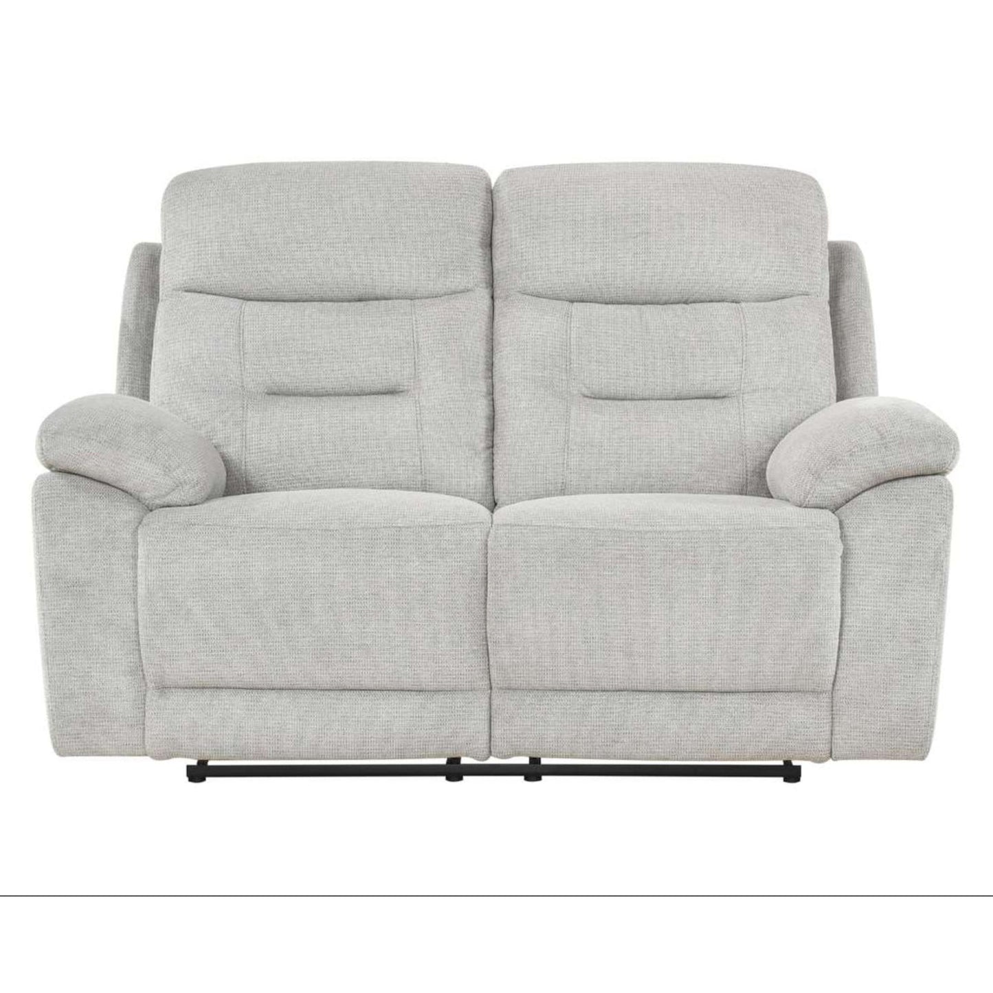 Perris Manual Reclining Loveseat M9146 - Beige / Pewter