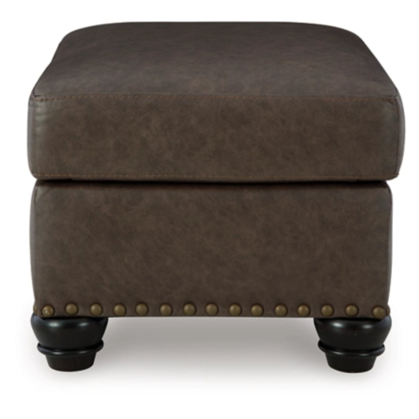 Roxmere Ottoman - Umber
