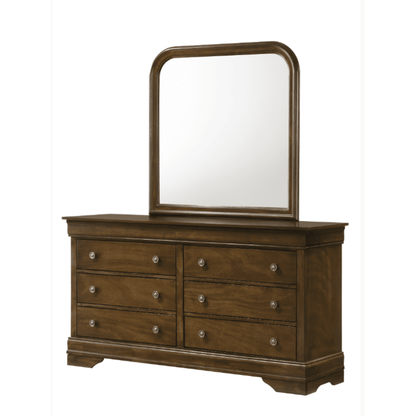 Harrison Twin 6pc Bedroom Set B0393 - Antique Black / Toffee