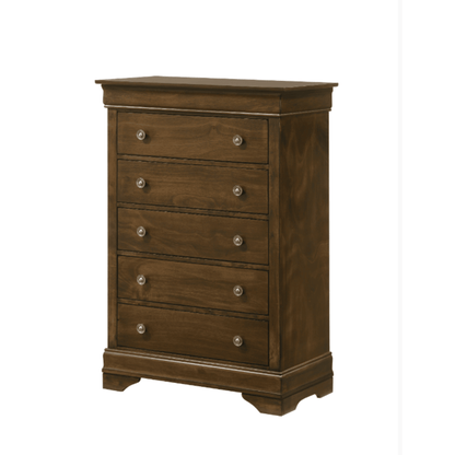 Harrison Twin 6pc Bedroom Set B0393 - Antique Black / Toffee