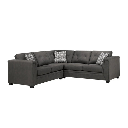 Kingston 2-Piece Sectional 9822  - Charcoal