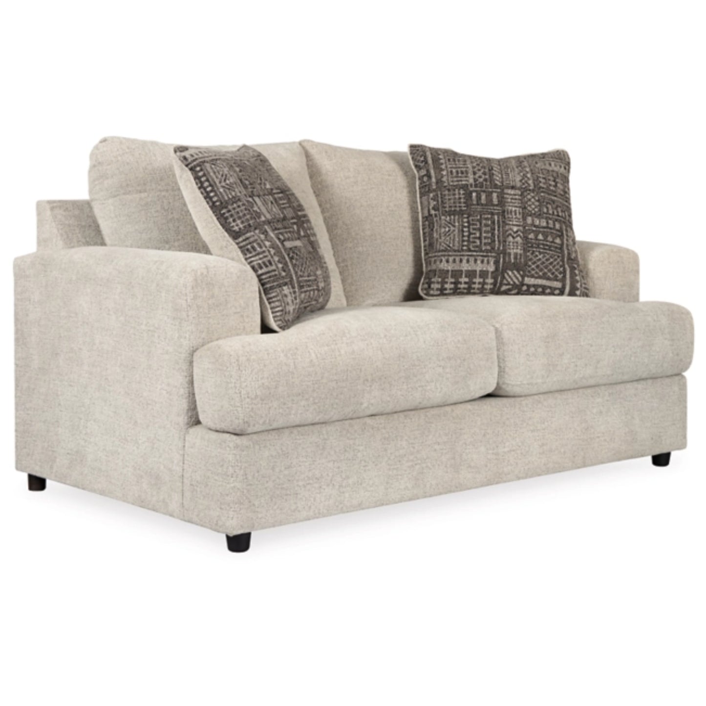 Soletren Loveseat - Stone / Ash