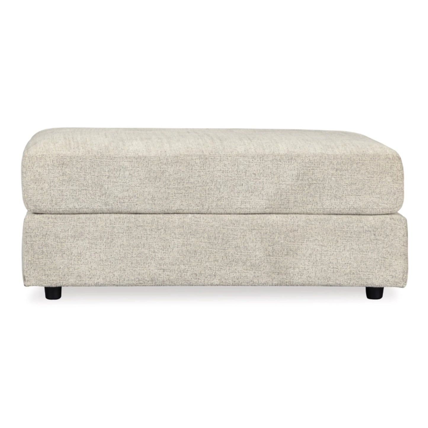 Soletren Oversized Accent Ottoman - Stone / Ash