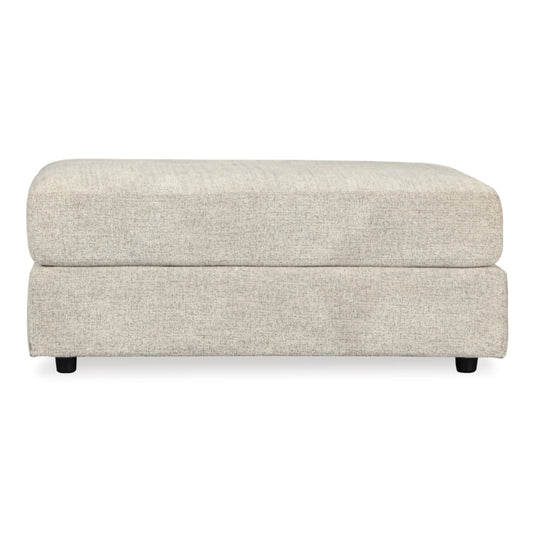 Soletren Oversized Accent Ottoman - Stone / Ash
