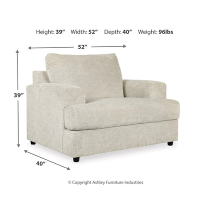 Soletren Chair and a Half - Stone / Ash