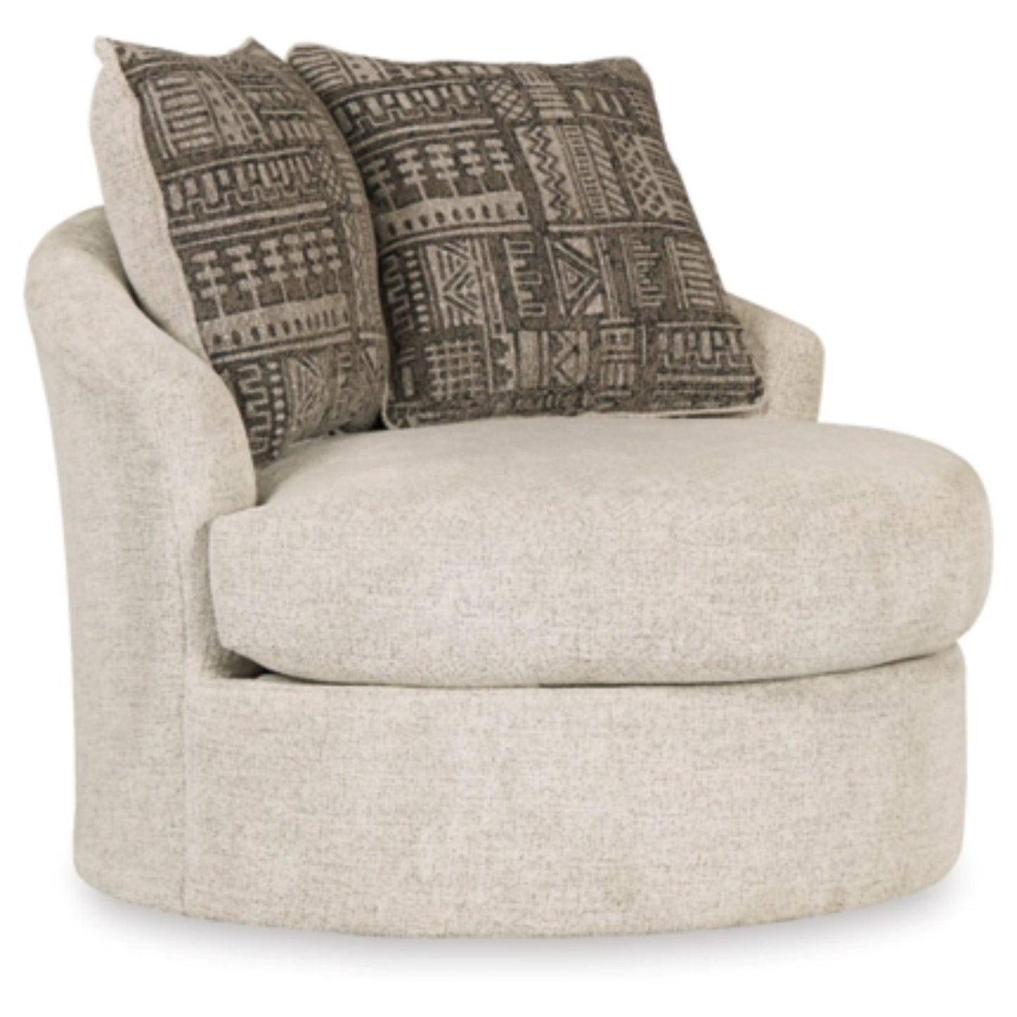 Soletren Swivel Accent Chair - Stone