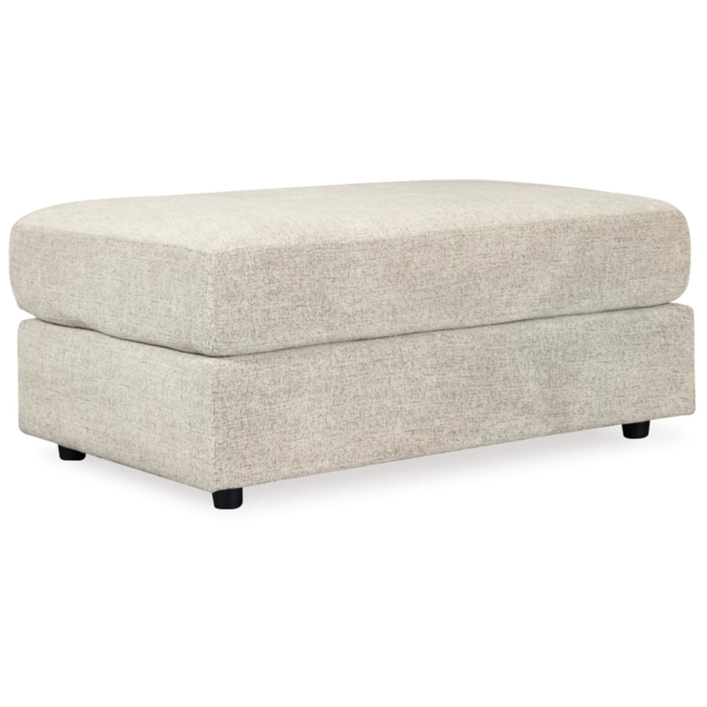 Soletren Oversized Accent Ottoman - Stone / Ash