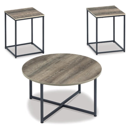 Wadeworth 3pc Occasional Table Set - Two - Tone