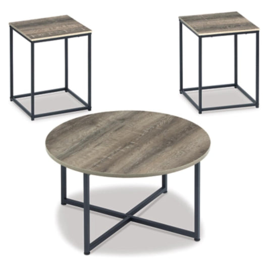 Wadeworth 3pc Occasional Table Set - Two - Tone