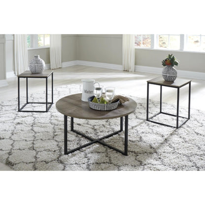 Wadeworth 3pc Occasional Table Set - Two - Tone