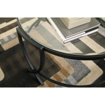 Tarrin 3pc Occasional Table Set - Black