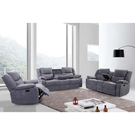 3Pc Manual Recliner Set T 1194