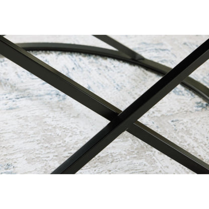 Cassbryn 3pc Occasional Table Set - Brown & Black