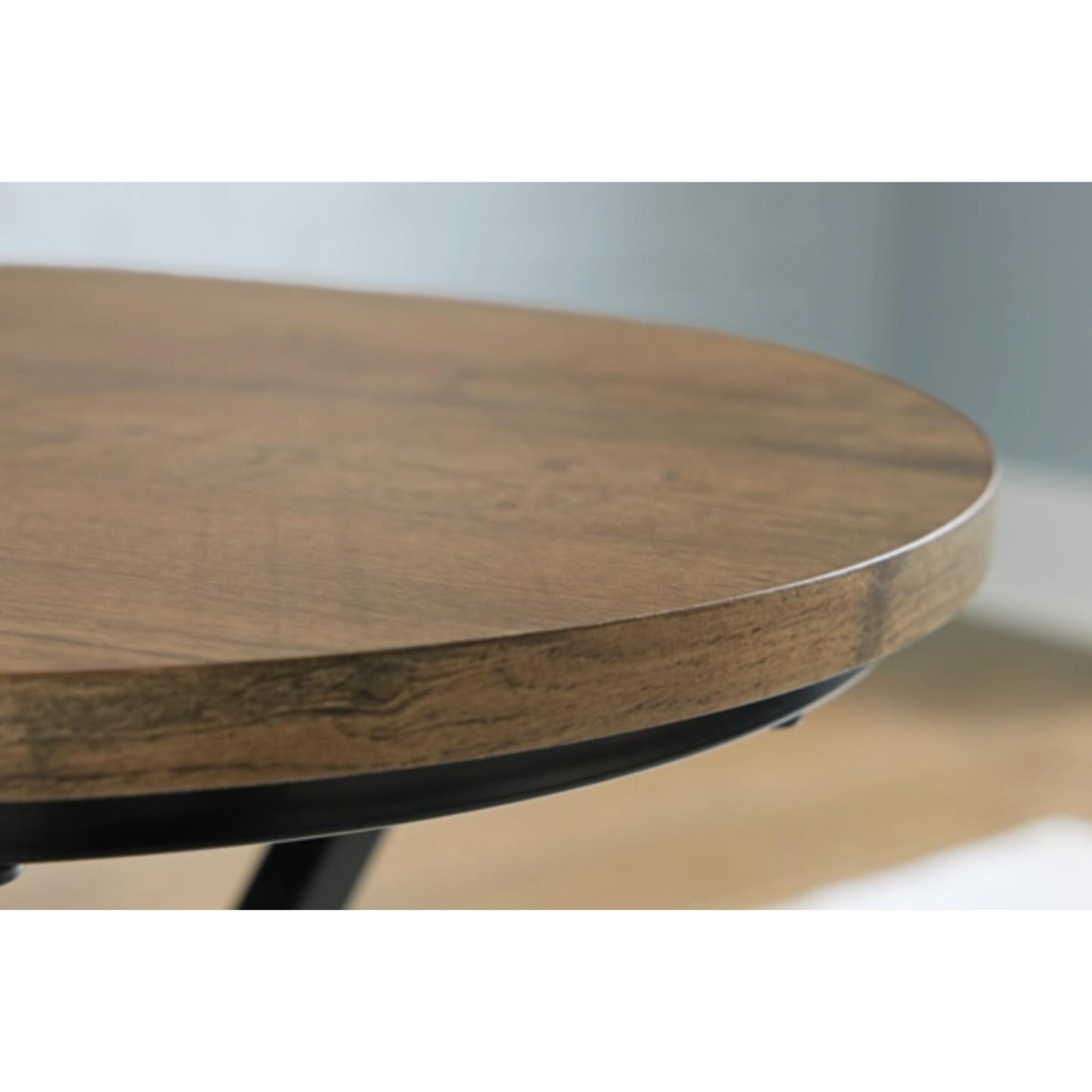 Cassbryn 3pc Occasional Table Set - Brown & Black