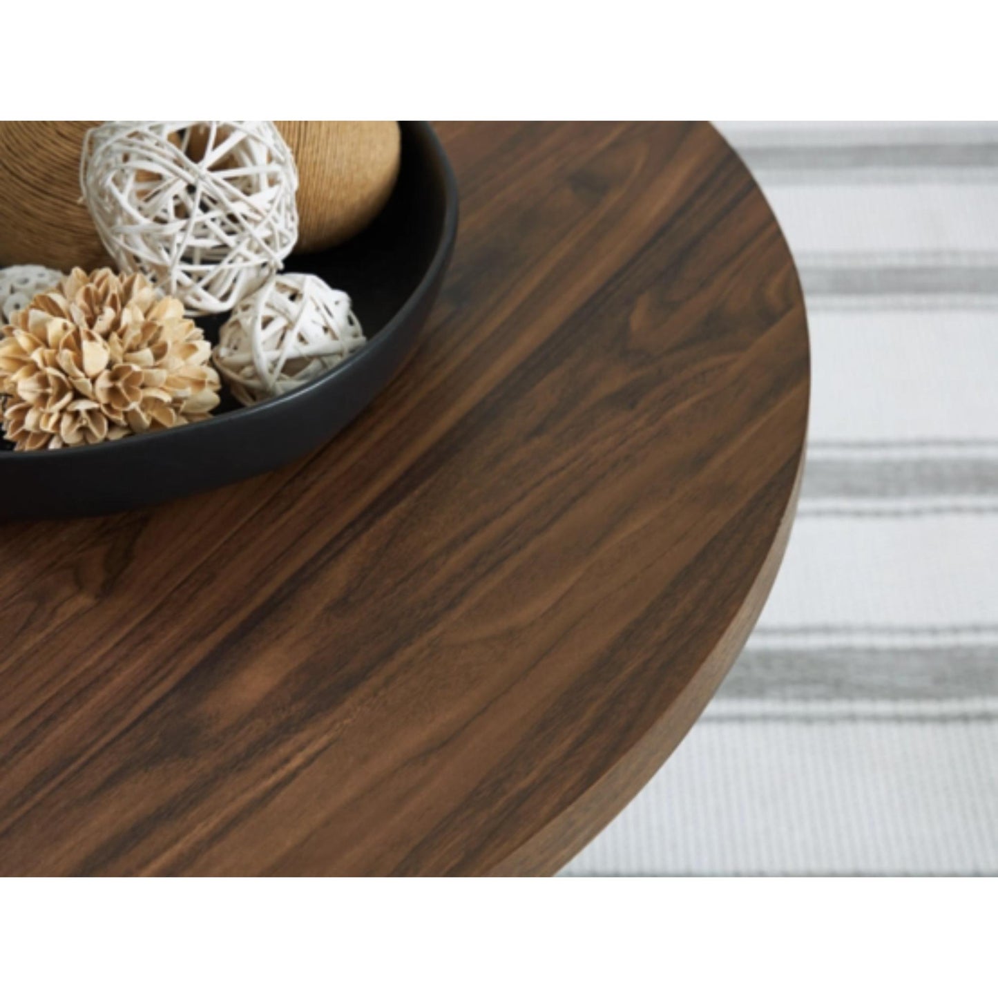 Elbrynn 3pc Occasional Table Set - Brown & Black