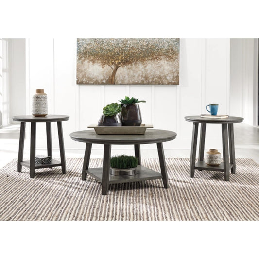 Caitbrook 3pc Occasional Table Set - Gray