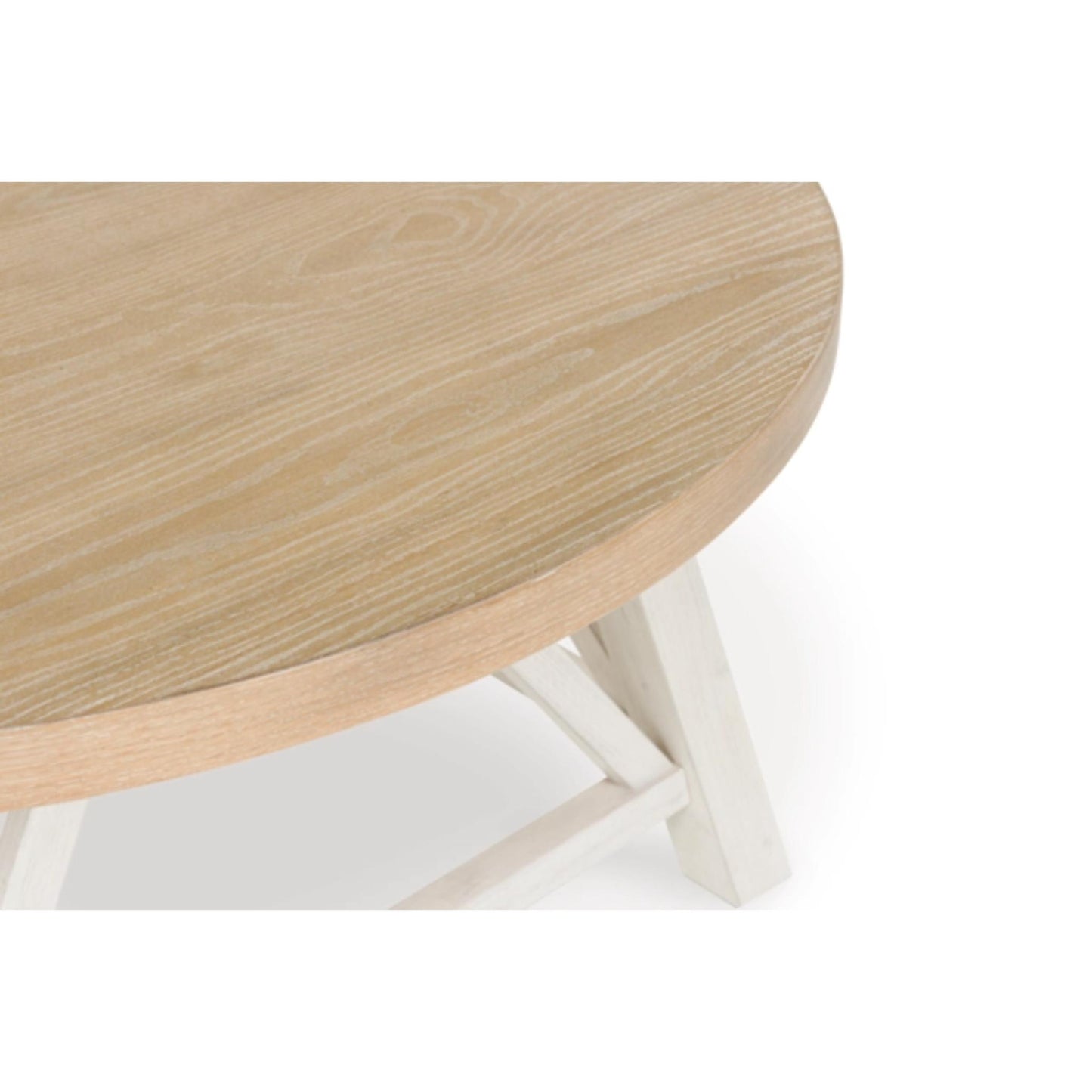 Fawndell 3pc Occasional Table Set - Antique White & Brown