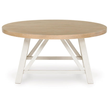 Fawndell 3pc Occasional Table Set - Antique White & Brown