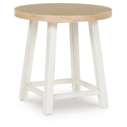 Fawndell 3pc Occasional Table Set - Antique White & Brown