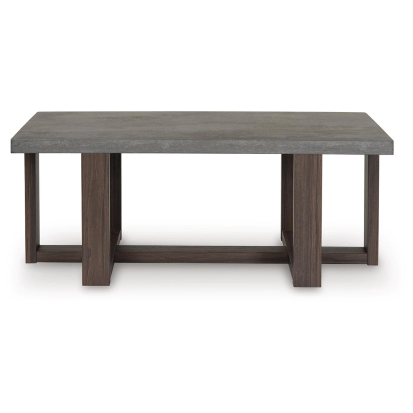 Dynnford 3pc Occasional Table Set - Gray & Brown