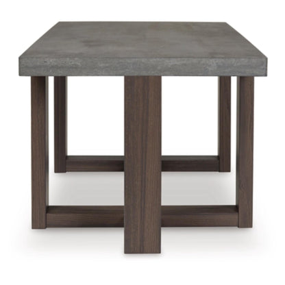 Dynnford 3pc Occasional Table Set - Gray & Brown